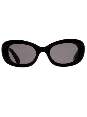 Authentic Bvlgari Black Oval Women's Sunglasses